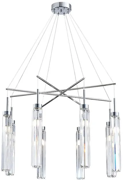 Подвесной светильник NEWPORT 4524+4/S chrome М0066076 Подвесной светильник NEWPORT 4524+4/S chrome М0066076