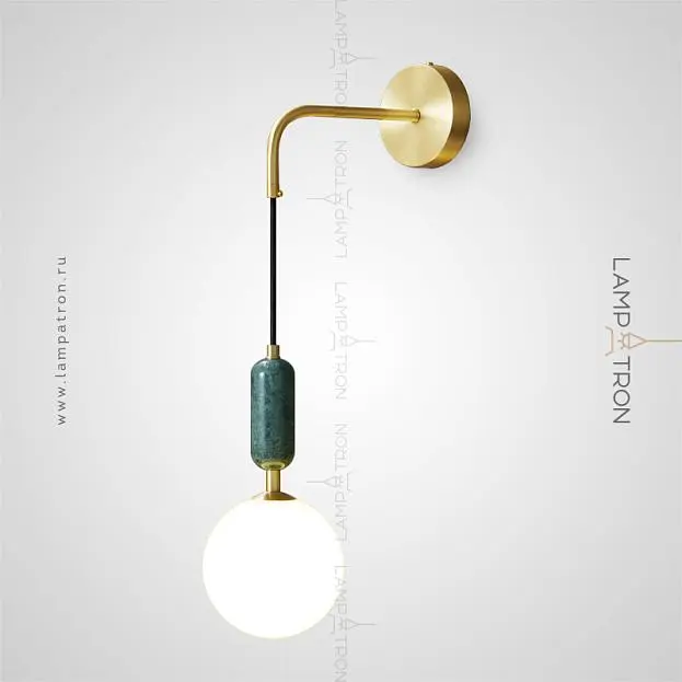 Бра PETIT C WALL Цвет Зеленый Lampatron 6165-16584 Бра PETIT C WALL Цвет Зеленый Lampatron 6165-16584