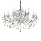 Подвесная люстра Ideal Lux 167268 NAPOLEON SP18 CROMO
