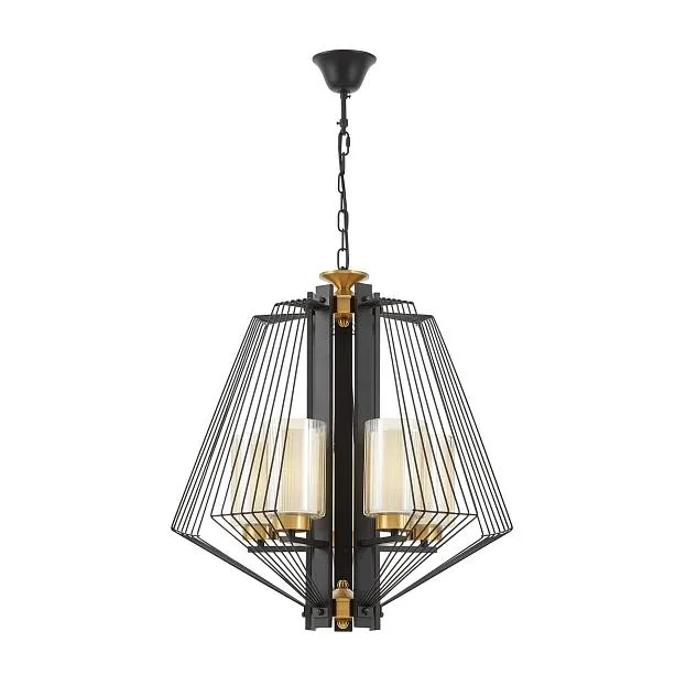 Подвесной светильник Lumina Deco LDP 1244-5 BK+MD Canti Подвесной светильник Lumina Deco LDP 1244-5 BK+MD Canti