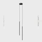 Готовая комбинация светильников ATTA DUO Размер S. Черненая латунь. Теплый свет. Lampatron atta-duo-black-s-warm 8109-22185