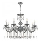 Люстра с хрустальными подвесками Bohemia Ivele Crystal AL79101/8/250 A Ni AL7901