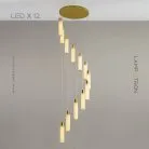 Готовая комбинация светильников COMTESSE 12 ламп Lampatron 6432-17339