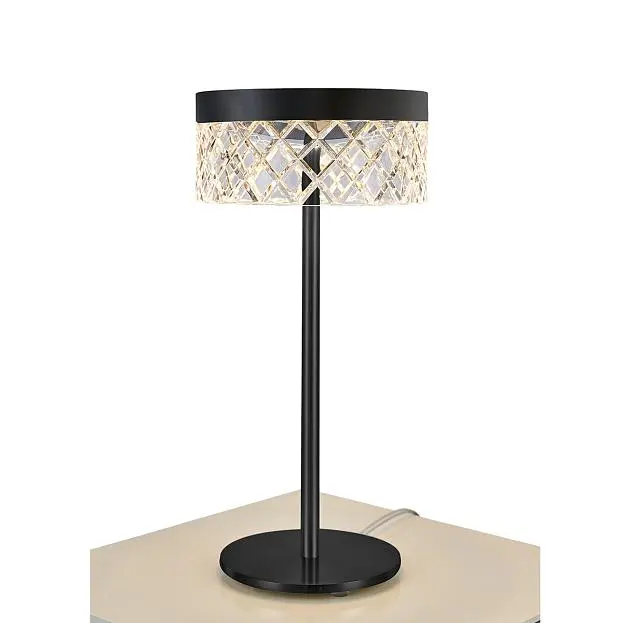 Настольная лампа Delight Collection MT21020075-1A matt black Diamond cut Настольная лампа Delight Collection MT21020075-1A matt black Diamond cut