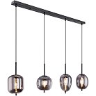 Светильник подвесной Globo 15345-4 Blacky