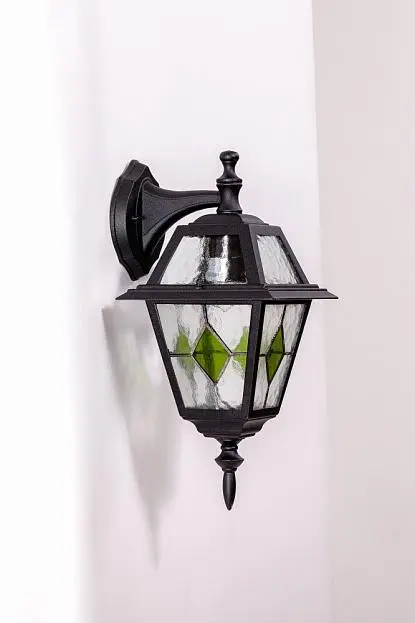Настенный светильник уличный Oasis Light 91102/18S lgG Bl Настенный светильник уличный Oasis Light 91102/18S lgG Bl