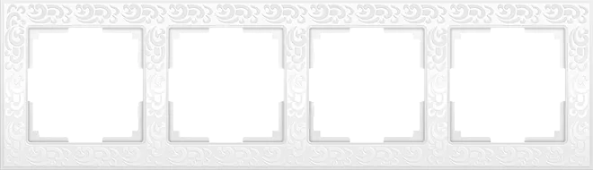 Рамка werkel w0042301 flock белый a050800