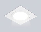 Встраиваемый светильник Ambrella light TN6607 WH белый IP44 GX53 max 15W 110*110*23