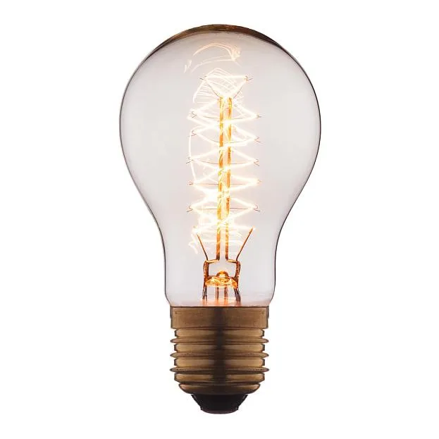 Лампа накаливания Loft It 1004 E27 60W груша прозрачная Edison Bulb