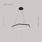 Кольцевые люстры и светильники OCTANT Размер S. Цвет Черный Lampatron octant-s-black 5798-15327