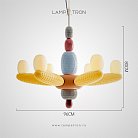 Люстра ALISA Желтый + Мультиколор Lampatron alisa-yellow 8623-24067