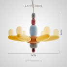 Люстра ALISA Желтый + Мультиколор Lampatron alisa-yellow 8623-24067