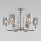 Люстра на штанге Eurosvet 60138/6 сатин-никель Defi a060903