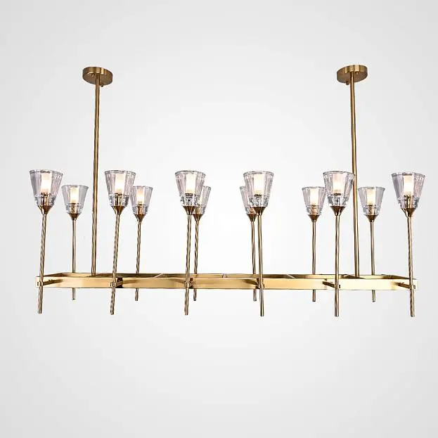 Люстра Torche De Verre Linear Chandelier 12 74929-22 ImperiumLoft Люстра Torche De Verre Linear Chandelier 12 74929-22 ImperiumLoft