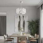 Люстра Arte Milano 377019/5/300/390 CR Sorrento