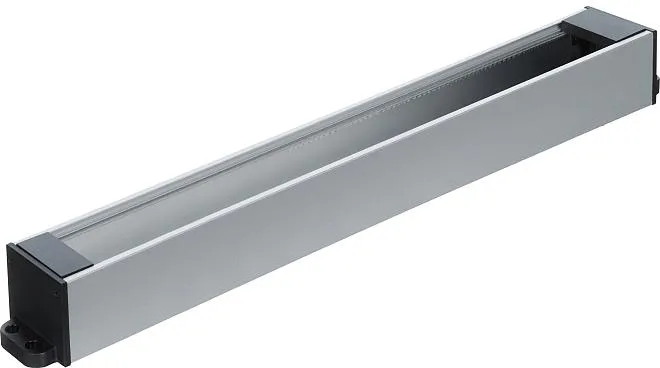 Настольный розеточный блок Squaredesign 20 мод. (10 мод. 45х45), алюминий, черные пластиковые заглушки с крепежом Donel DDSB20ANPF DDSB