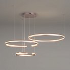 Подвесной светодиодный светильник с пультом управления Eurosvet 90180/3 сатин-никель a045427 Gap