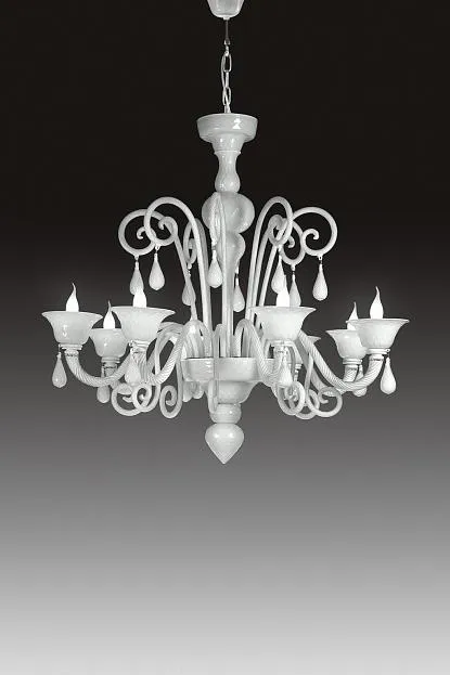 Подвесная люстра Reccagni Angelo Nuvola 8L White Rezzonico