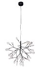 Светильник подвесной Crystal Lux EVITA SP36 BLACK/TRANSPARENT 1690/236