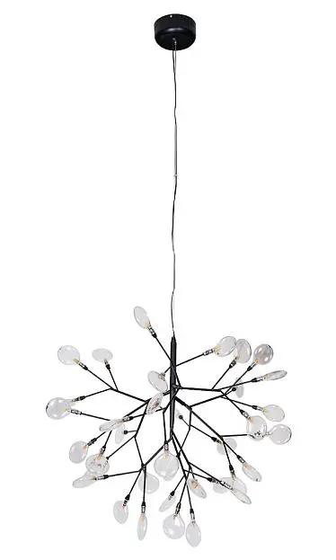 Светильник подвесной Crystal Lux EVITA SP36 BLACK/TRANSPARENT 1690/236 Светильник подвесной Crystal Lux EVITA SP36 BLACK/TRANSPARENT 1690/236