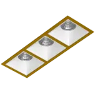 Встраиваемый светодиодный светильник Ledron RISE KIT 3 LED 3000K Gold-White