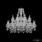Люстра хрустальная Bohemia Ivele Crystal  1411/16+8/360/2d Ni