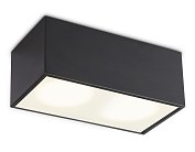 Потолочный светильник Ambrella light TN6535/2 BK черный IP44 GX53/2 200*100*80