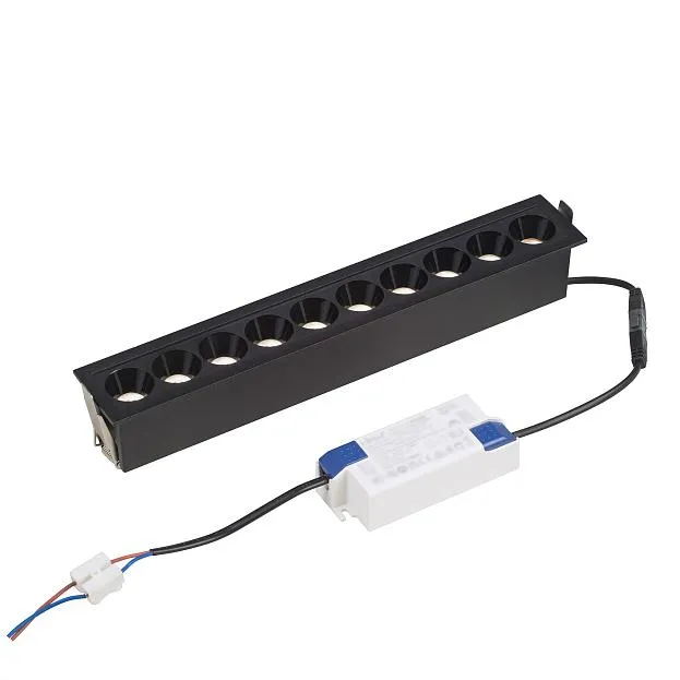 Встраиваемый черный LED светильник с драйвером, 20Вт, 4000К, 24°, 1680лм Vitaluce VT0200065-01 Встраиваемый черный LED светильник с драйвером, 20Вт, 4000К, 24°, 1680лм Vitaluce VT0200065-01