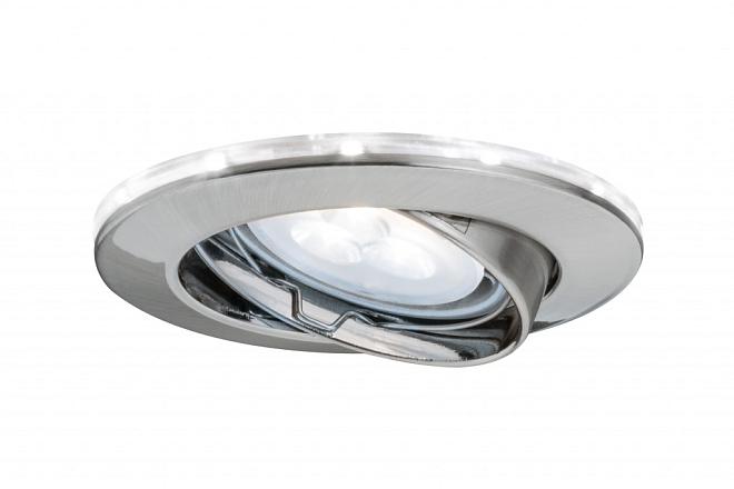 Встраиваемый светильник Paulmann 93801 Star EBLschw m.LED Ring Shine 3x4,5W Eis