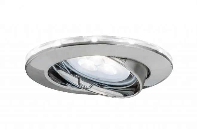 Встраиваемый светильник Paulmann 93801 Star EBLschw m.LED Ring Shine 3x4,5W Eis Встраиваемый светильник Paulmann 93801 Star EBLschw m.LED Ring Shine 3x4,5W Eis