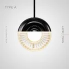 Подвесной светильник VENZEL Тип A. Цвет Черный перламутр Lampatron f-venzel-a-black 8120-22230
