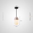 Подвесной светильник ZHEL STONE Тип А Lampatron zhel-stone-a 8661-24201
