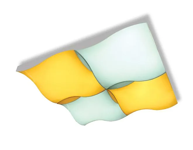 Потолочный светодиодный светильник с пультом Ambrella light FP2354 Parus