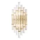 Бра Crystal Lux SARAGOSA AP2 BRASS/TRANSPARENTE