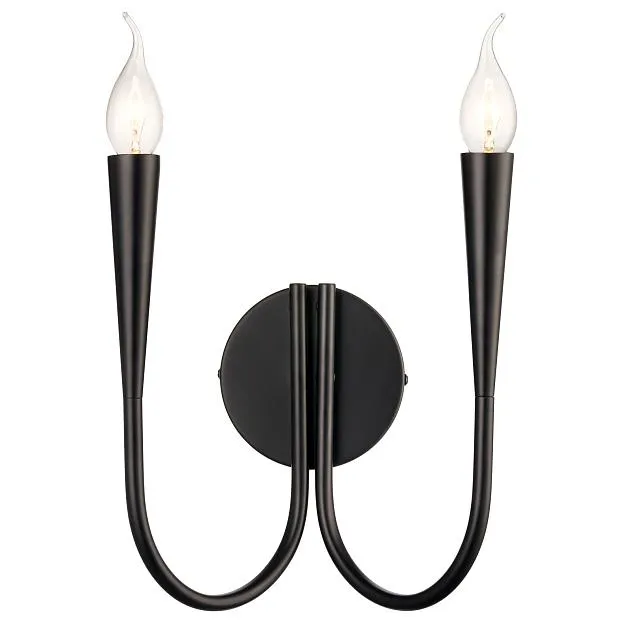 светильник настенный, E14, 2x40W Velante 368-021-02 Классический стиль