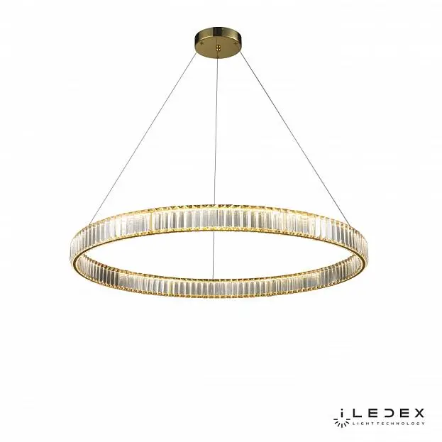 Подвесной светильник iLedex 10920P/1-38W-3000K-D1000 GL-CL Woodstock Подвесной светильник iLedex 10920P/1-38W-3000K-D1000 GL-CL Woodstock