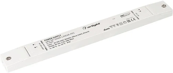 Блок питания для светодиодной ленты Arlight 032624 ARV-SP-LINEAR Блок питания для светодиодной ленты Arlight 032624 ARV-SP-LINEAR