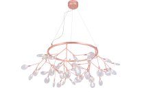 Подвесная люстра Crystal Lux EVITA SP45 D COPPER/TRANSPARENT
