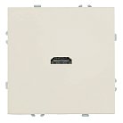 Розетка HDMI 2.0 Type A (механизм), серия Эмили, кашемир, soft touch Stekker 50169 RST00-5118-08