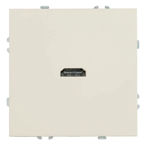 Розетка HDMI 2.0 Type A (механизм), серия Эмили, кашемир, soft touch Stekker 50169 RST00-5118-08