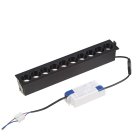 Встраиваемый черный LED светильник с драйвером, 30Вт, 4000К,  24°, 2235лм Vitaluce VT0200066-01