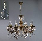 Подвесная люстра Ambiente 8818/8 PB New Leaf