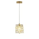 Подвесной светильник светодиодный хрустальный Lumina Deco LDP 6035-12 GD