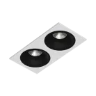 Встраиваемый светильник под сменную лампу Ledron MJ1003 SQ2 White-Black