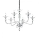 Подвесная люстра Ideal Lux 159959 DANIELI SP6 TRASPARENTE