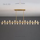 Реечный, рядный светильник SELMER LONG 30 ламп Lampatron 7657-21423