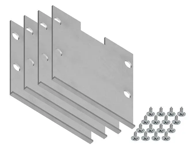 Заглушка (комплект 4шт) Ambrella light GP8480 SL