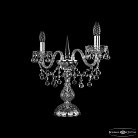 Настольная лампа Bohemia Ivele Crystal  1409L/2/141-39 Ni