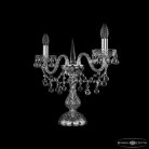 Настольная лампа Bohemia Ivele Crystal  1409L/2/141-39 Ni