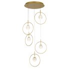 Подвесной светильник Delight Collection MD21001043-5A gold Elliot Diamante